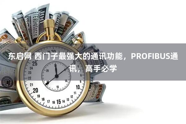 东启网 西门子最强大的通讯功能,PROFIBUS通讯,高手必学